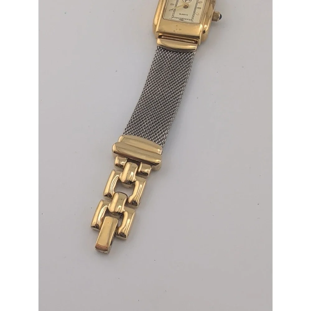 Gloria Vanderbilt II Women's Watch 20mm Case Mesh Metal Band- New Battery